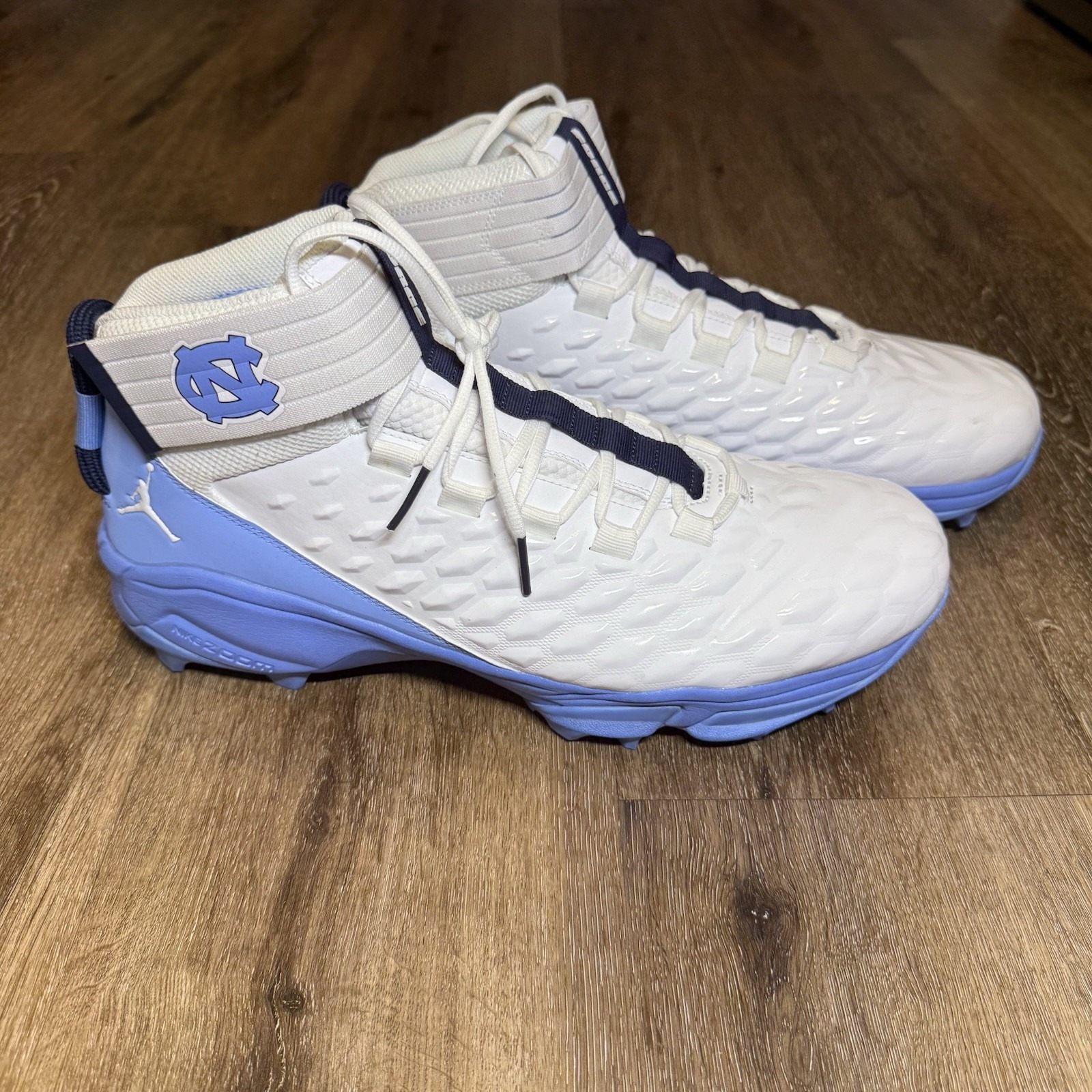 Jordan Force Savage Pro 2 Sharks Unc Tar Heels School Pe Mens Size 15 Cv1666-101